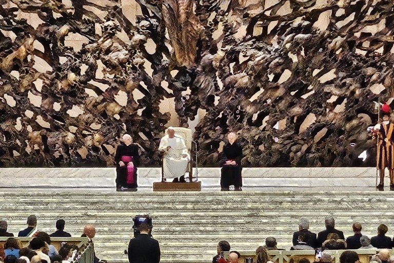 Papa Francesco in Sala Nervi