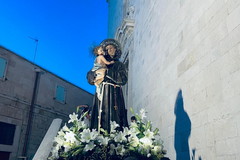 L'effigie di Sant'Antonio di Padova. <span>Foto Palma Morva</span>
