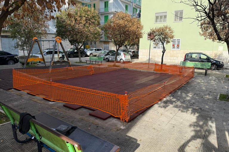 Nuova area giochi piazzetta Iacobellis