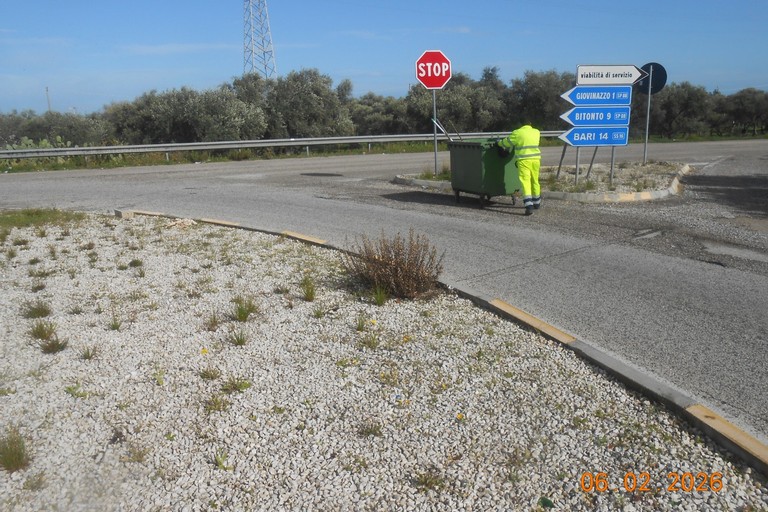 Pulizia agro e complanari. <span>Foto Comune di Giovinazzo</span>