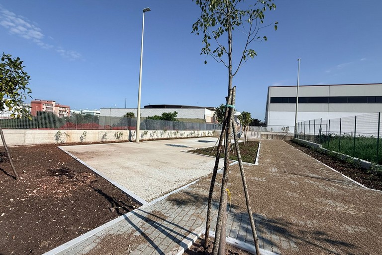 Area giochi via delle Filatrici. <span>Foto Comune di Giovinazzo</span>