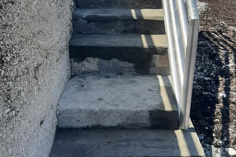 Scala accesso spiaggia Cappella