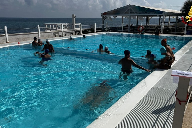 Piscina VVFF. <span>Foto VV.FF.</span>