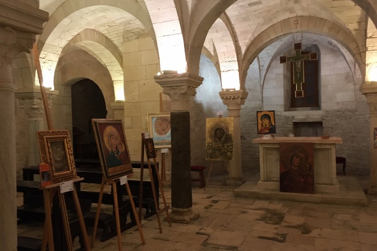 La mostra nella cripta della Cattedrale. <span>Foto Marzia Morva</span>