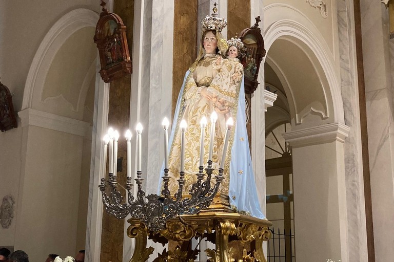 L'effigie della Madonna delle Grazie è in Concattedrale - VIDEO E FOTO
