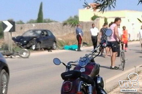 L'incidente lungo la strada provinciale 107