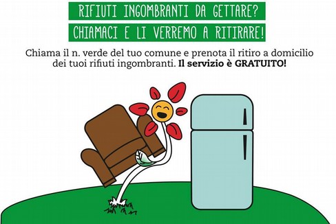 La campagna di sensibilizzazione sui rifiuti ingombranti