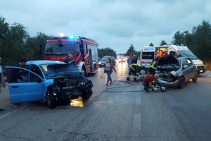 L'incidente lungo la strada provinciale 88