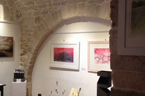 Uno scorcio della mostra in allestimento. <span>Foto Catia Carrozzo</span>