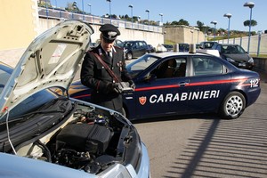 I rilievi dei Carabinieri