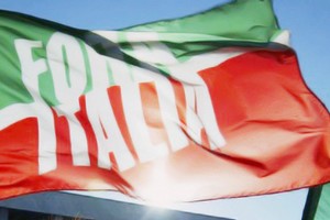 Bandiera al vento di Forza Italia