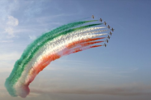 Giovinazzo Air Show 2023 - 4k - Esibizione Frecce Tricolori