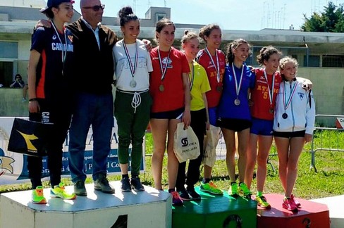 Le atlete della Fiamma Giovinazzo