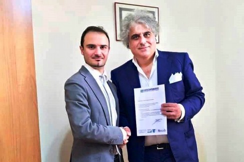 Savino Alberto Rucci al momento della nomina