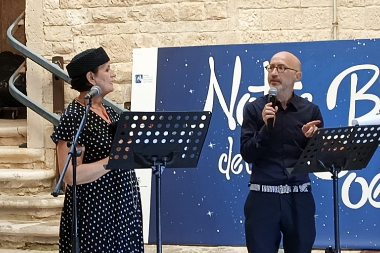 Milica Lilic con Gianni Antonio Palumbo. <span>Foto Ufficio stampa </span>