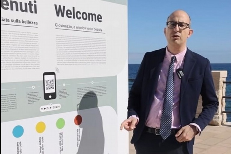 Sollecito presenta i nuovi pannelli interattivi per turisti