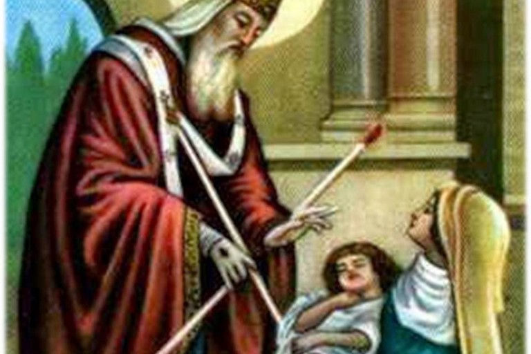 San Biagio salva un bambino