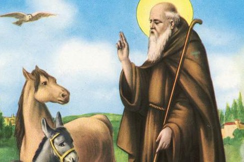 Sant'Antonio Abate con gli animali