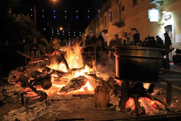 I falò su via Cappuccini