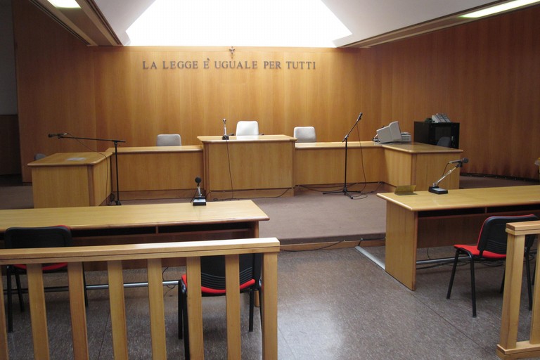 Un'aula di Tribunale