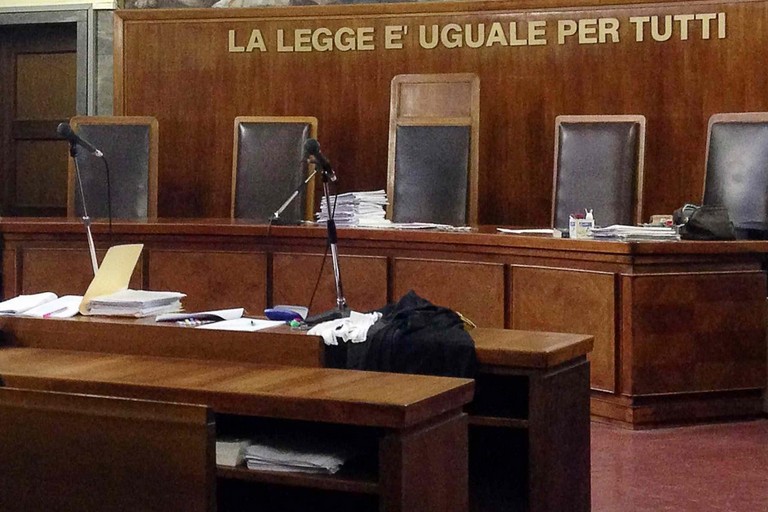 Un'aula del Tribunale