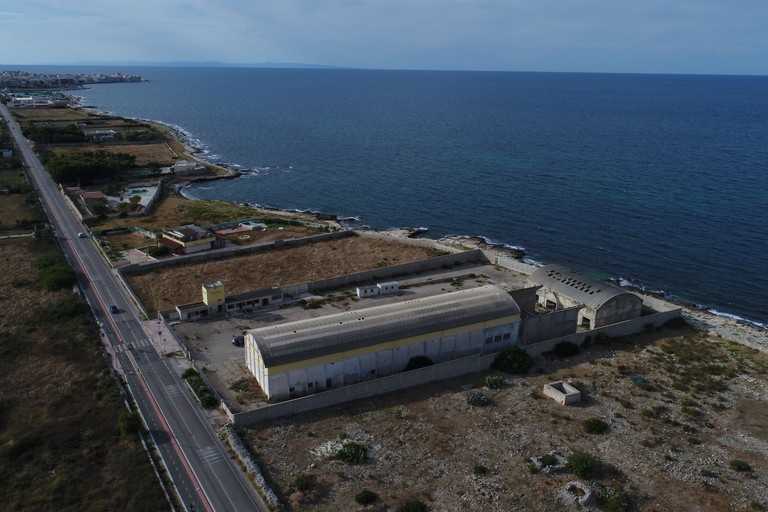 L'ex Marmeria Barbone dall'alto