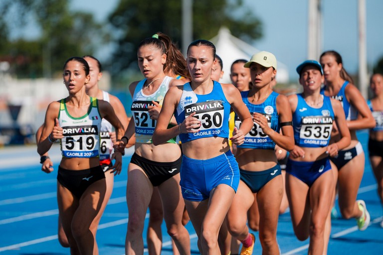 Viviana Marinelli ai Campionati Italiani u20. <span>Foto FIDAL Puglia </span>