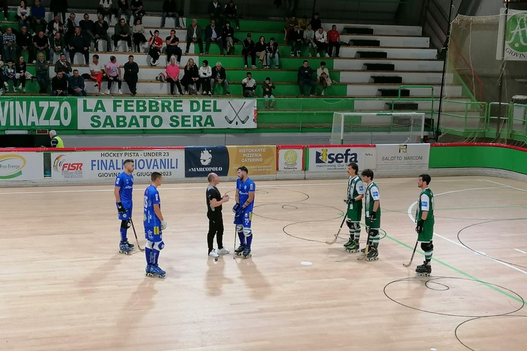 AFP Giovinazzo - Follonica Hockey. <span>Foto Giuseppe Dalbis</span>