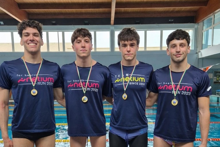 Cadetti Netium 4x200 sl. <span>Foto Ufficio stampa </span>